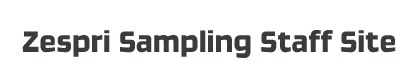 Zespri Sampling Staff Site